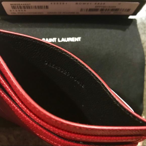 ❌SOLD❌ 🔥Saint Laurent🔥Monogram Card Case Wallet - Picture 4 of 7